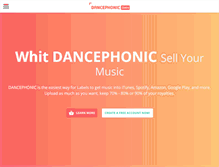 Tablet Screenshot of dancephonic.com